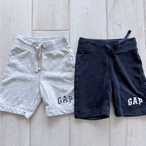 GAP Kids Light Gray and Dark Blue Shorts